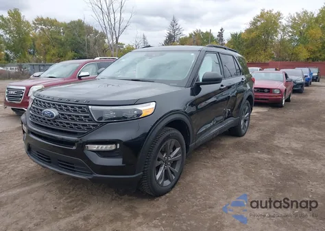 2021 Ford Explorer Xlt из США, поврежденный, VIN 1FMSK8DH5MGC36251